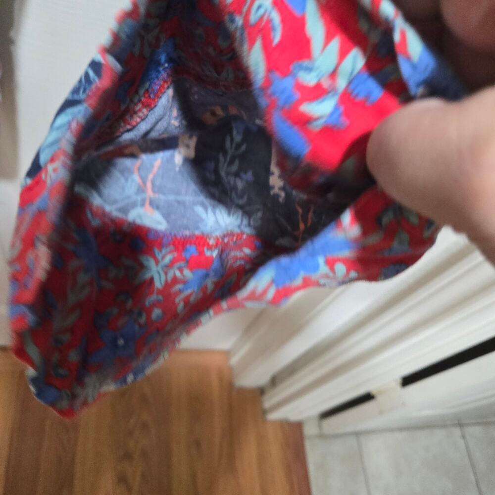 Anthro Rachel Grant Tropical Print Lounge Pants Small Boho - Picture 6 of 10